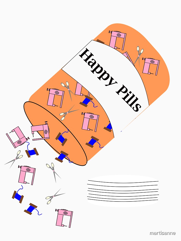 Sewing Happy Pills by martisanne