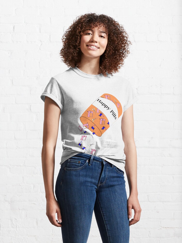 Alternate view of Sewing Happy Pills Classic T-Shirt