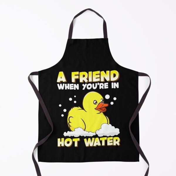 Item preview, A Friend When You're In Hot Water Cute Baby Duck designed and sold by perfectpresents.