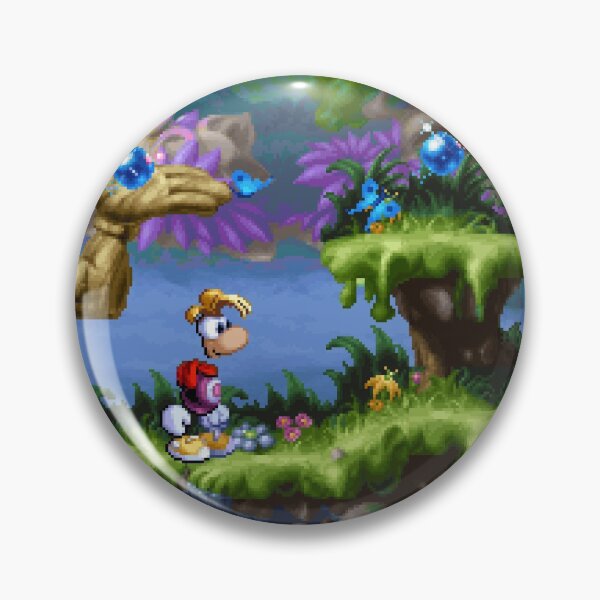 Item preview, Rayman (original) - Pink Plant Woods designed and sold by Radical-Squid.