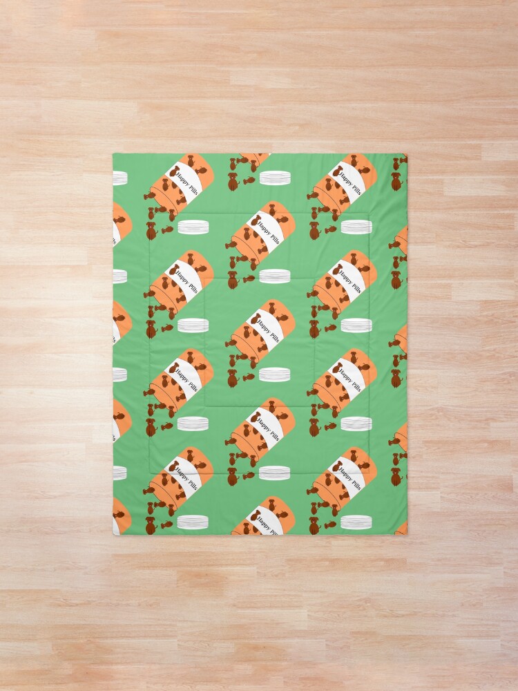 Alternate view of Doggy happy pills Comforter