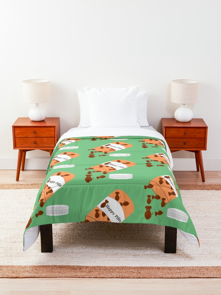 Alternate view of Doggy happy pills Comforter