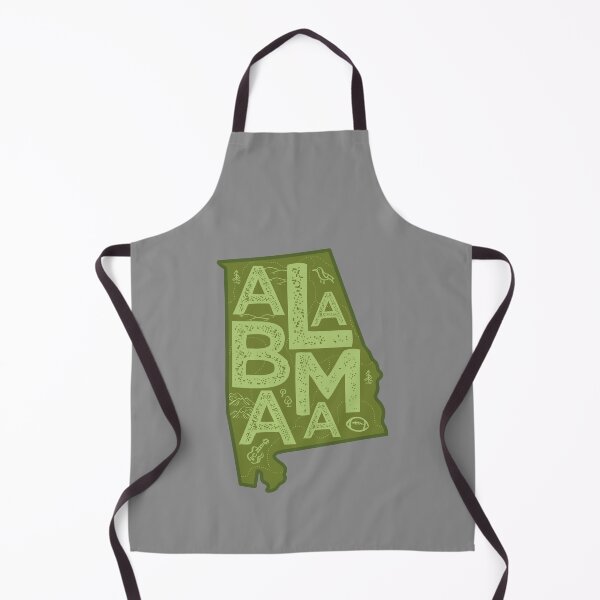 Item preview, Alabama Map Typography Green designed and sold by HelloGentry.