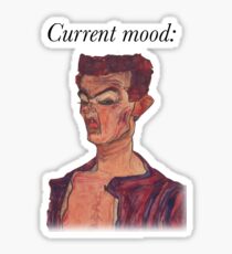 Humeur actuelle: Egon Schiele Sticker