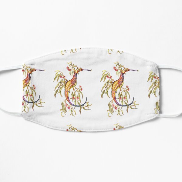 Floral Weedy Sea Dragon Flat Mask
