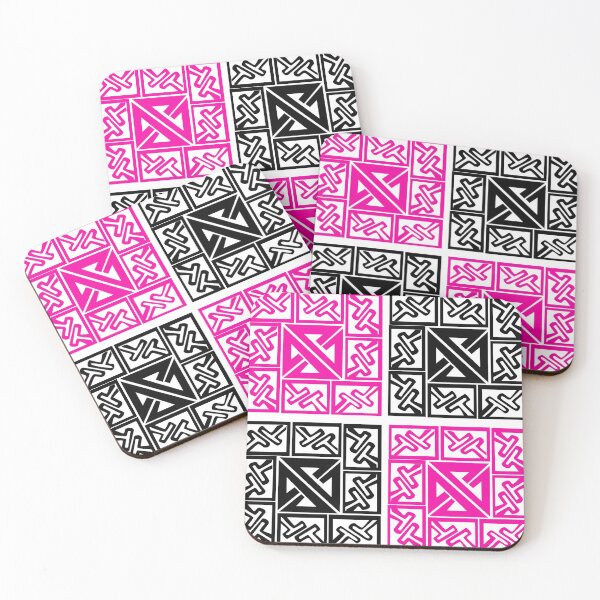 Item preview, American Native Pattern Design Pink BLack designed and sold by kyds.