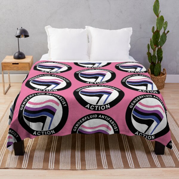 Item preview, Genderfluid Antifa Logo designed and sold by Probing.