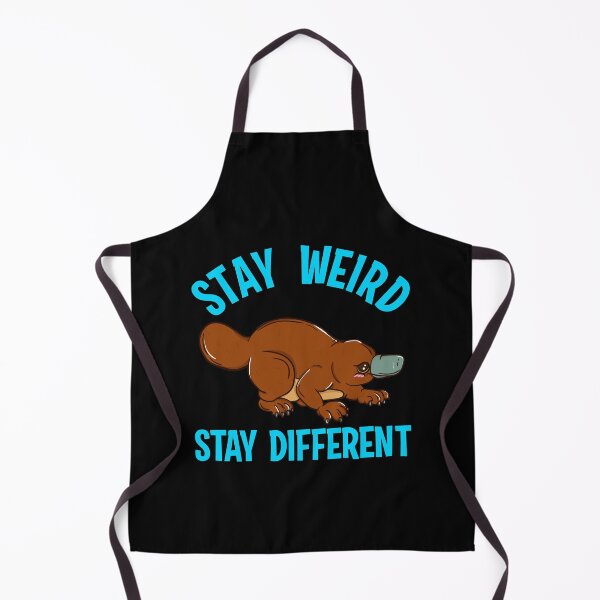 Artikelvorschau, Stay Weird Stay Different Schnabeltier Wortspiel entworfen und verkauft von perfectpresents.