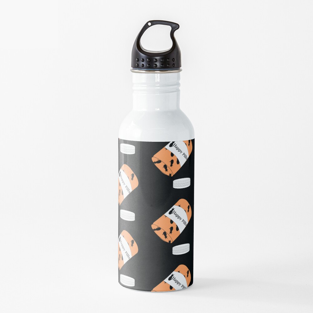 Cat Happy Pills Water Bottle