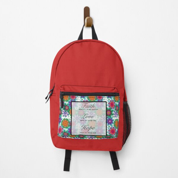 Item preview, Faith, love, hope floral artwork designed and sold by Anastasia Toska.
