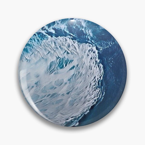 Item preview, Big Blue Ocean Wave designed and sold by evokearo.