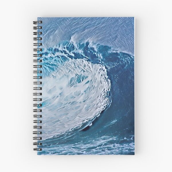 Item preview, Big Blue Ocean Wave designed and sold by evokearo.