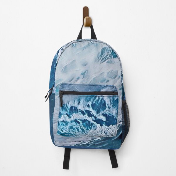 Item preview, Big Blue Ocean Wave designed and sold by evokearo.