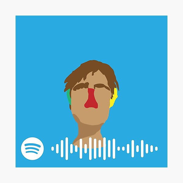 Hot Rod - Dayglow Spotify Code Photographic Print