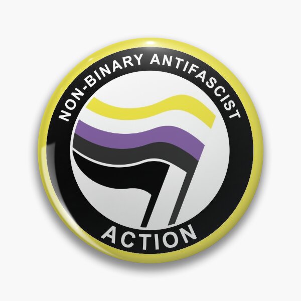 Item preview, Non-Binary Antifa Logo designed and sold by Probing.