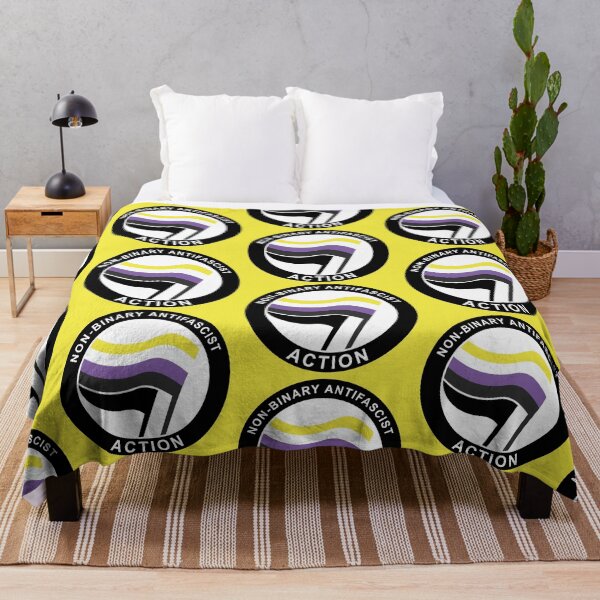 Item preview, Non-Binary Antifa Logo designed and sold by Probing.