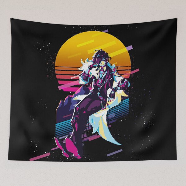 Item preview, Kaeya - Genshin Impact 80s retro designed and sold by MyRetroArt.