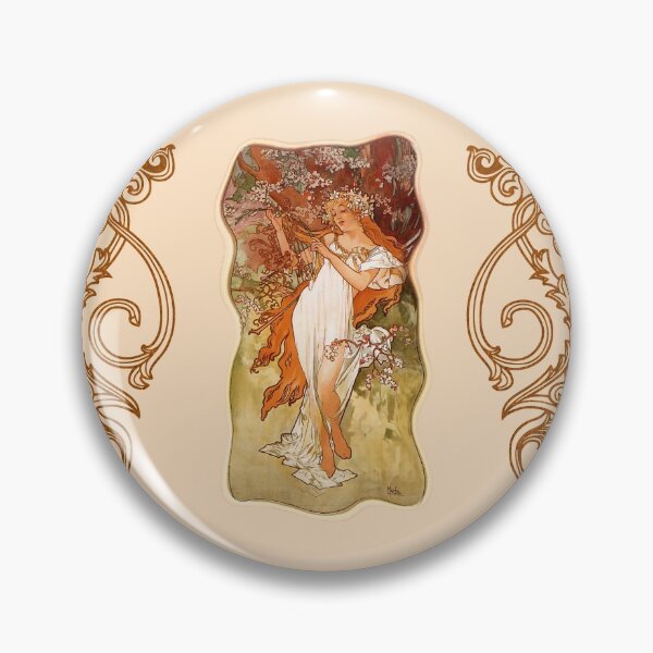 Item preview, Spring by Alphonse Mucha  designed and sold by Ilaurentina.