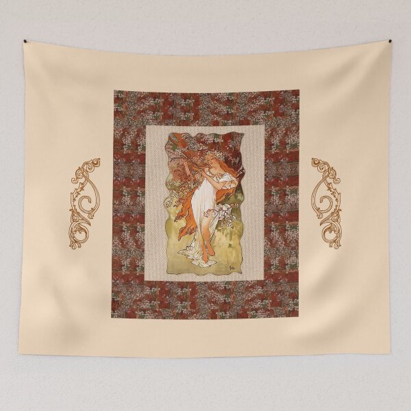 Item preview, Spring by Alphonse Mucha  designed and sold by Ilaurentina.