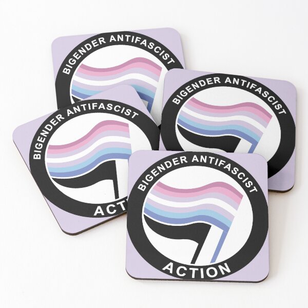 Item preview, Bigender Antifa Logo designed and sold by Probing.