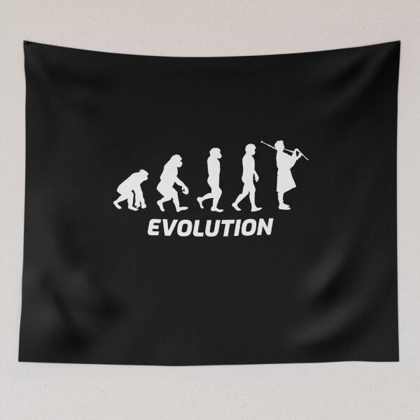 Item preview, Bagpipe Scotland Music Player Funny Scottish Retirement Evolution Gift  designed and sold by TastefulTees.