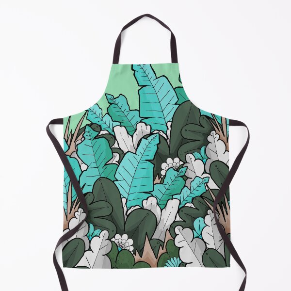Item preview, Green jungle leaves designed and sold by Swadeillustrations.