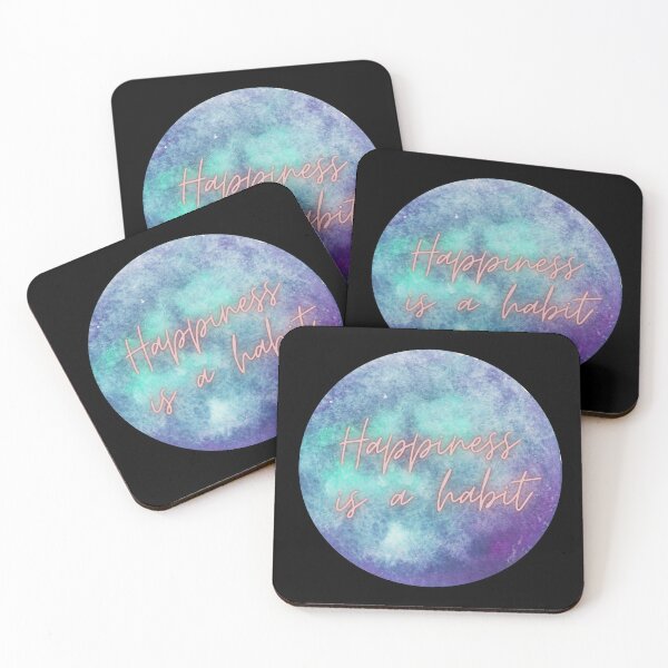 Item preview, Happiness is a habit designed and sold by Viktorinos.