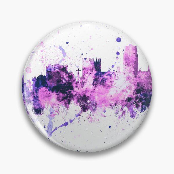 Item preview, Durham England Skyline Cityscape designed and sold by ArtPrints.