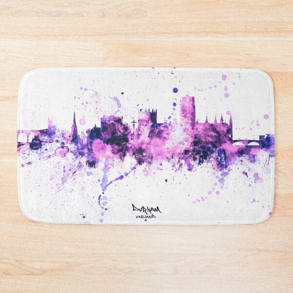 Item preview, Durham England Skyline Cityscape designed and sold by ArtPrints.