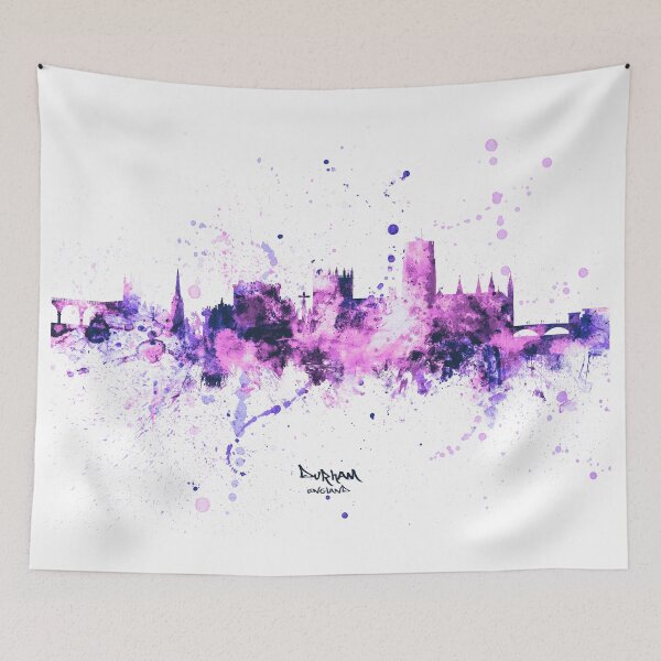 Item preview, Durham England Skyline Cityscape designed and sold by ArtPrints.