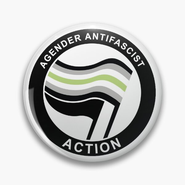 Item preview, Agender Antifa Logo designed and sold by Probing.