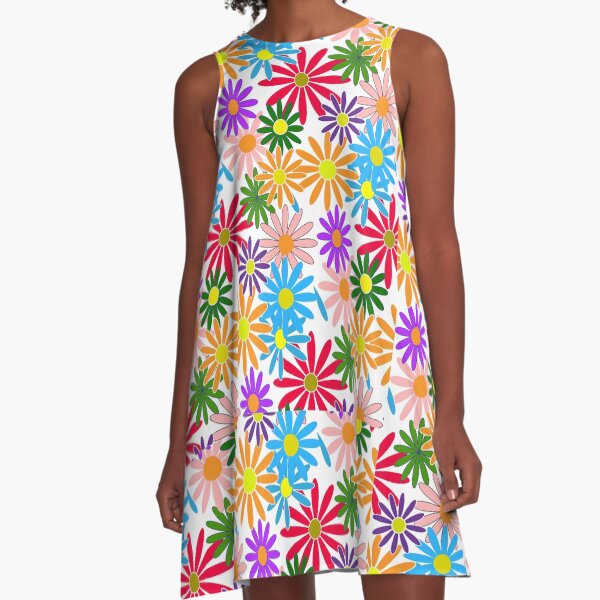 Flor de Takashi Murakami Vestido acampanado