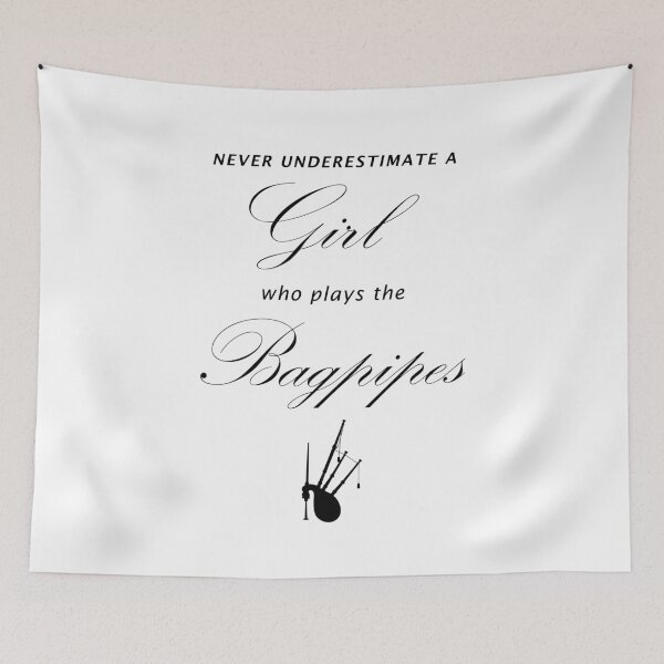 Item preview, Bagpipe Scotland Music Player Funny Scottish Girl Gift  designed and sold by TastefulTees.