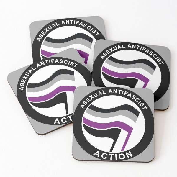 Item preview, Asexual Antifa Logo designed and sold by Probing.