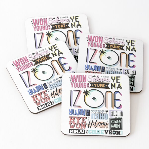 Item preview, IZ*ONE Font Collage designed and sold by skeletonvenus.