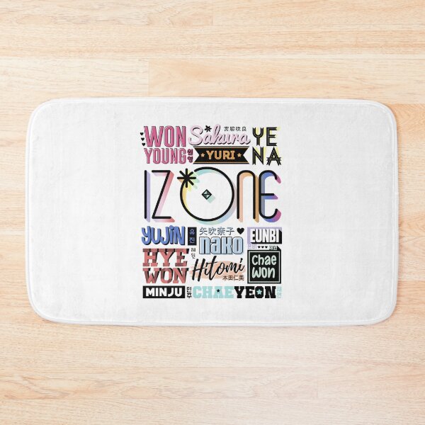 Item preview, IZ*ONE Font Collage designed and sold by skeletonvenus.