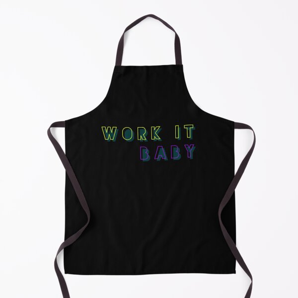 Item preview, Work It Baby, work it out, work out, womens workout sticker pack, pilates sticker pack, funny slogan sticker pack, ibiza sticker pack designed and sold by HomeConscious.