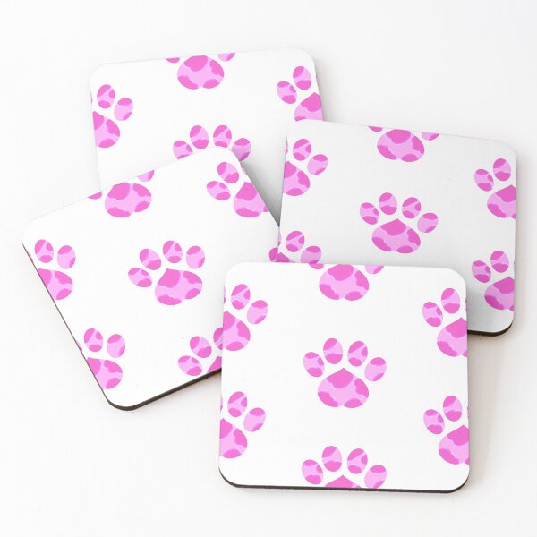 Item preview, Pink Paw Prints (Version 2) designed and sold by sarahghost416.