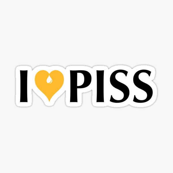 Piss Stickers for Sale Redbubble