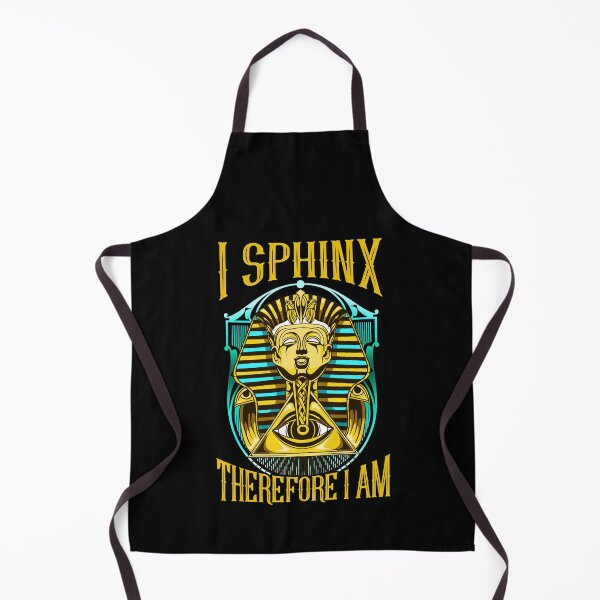 Item preview, Cute & Funny I Sphinx Therefore I Am Pun Egyptian designed and sold by perfectpresents.
