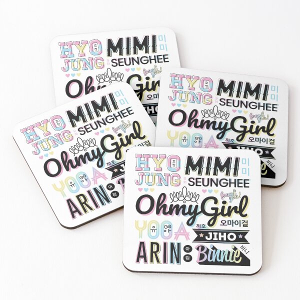 Item preview, OH MY GIRL Font Collage designed and sold by skeletonvenus.