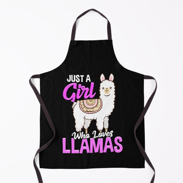 Item preview, Just A Girl Who Loves Llamas Cute & Funny Lama designed and sold by perfectpresents.