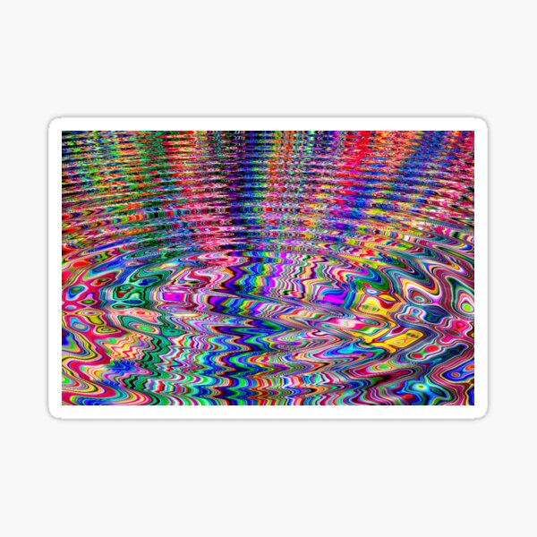 Bright Stripes Whirlpool Sticker