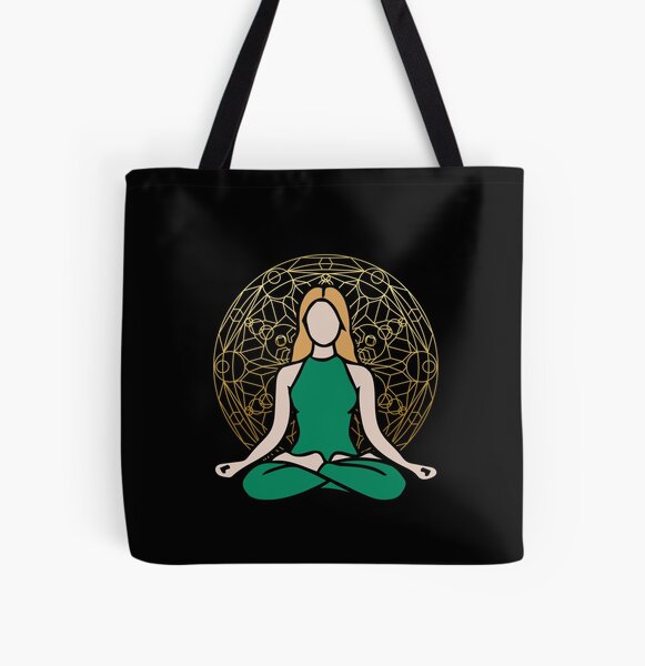 Yoga Árbol de la Vida Bolso De Algodón Bolsa Shopper Fitness Salud Meditación Gran Regalo