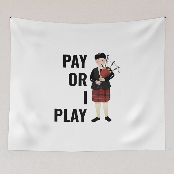 Item preview, Bagpipe Scotland Music Player Funny Scottish Gift  designed and sold by TastefulTees.