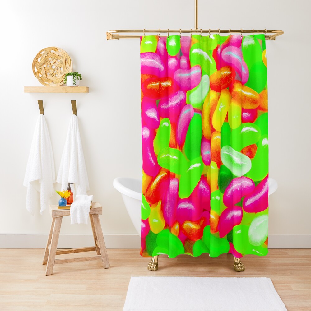 "Vibrant Jelly Beans" Shower Curtain for Sale by essentialimage Redbubble