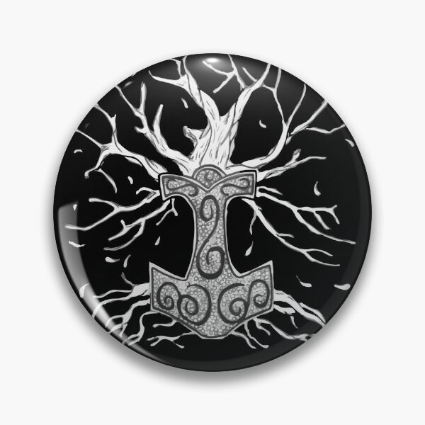Aperçu de l'œuvre Yggdrasil et Mjolnir créée et vendue par paintingbetween.