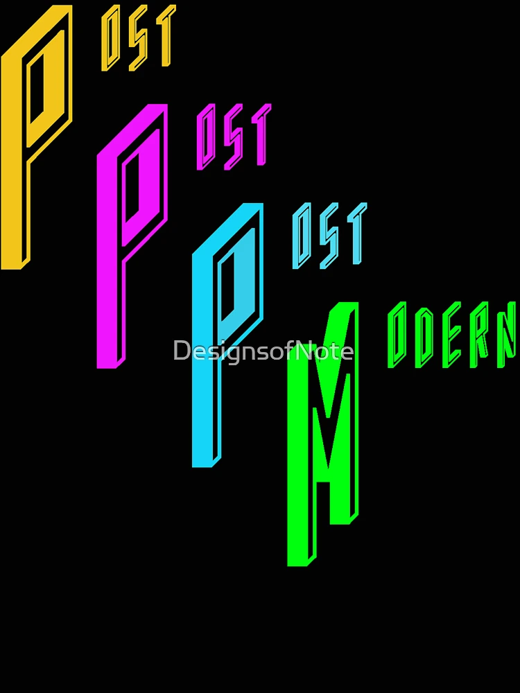 Thumbnail 4 of 4, Relaxed T-Shirt, Post Post Postmodern designed and sold by DesignsofNote.