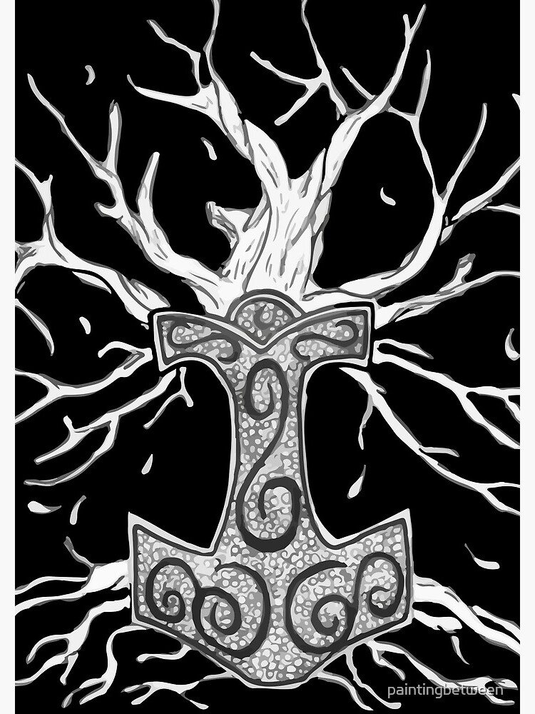 Cuaderno De Espiral Yggdrasil El árbol De Los Nueve Mundos Y Mjolnir Cuaderno De Espiral Yggdrasil El árbol De Los Nueve Mundos Y Mjolnir
