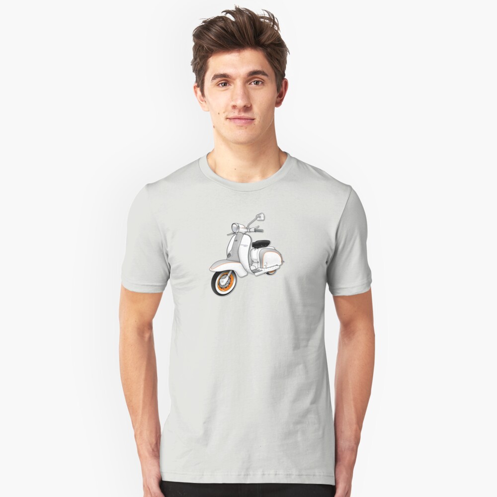 Scooter T-shirts Art: 1961 Series 2 Li 150 Scooter Design Slim Fit T-Shirt